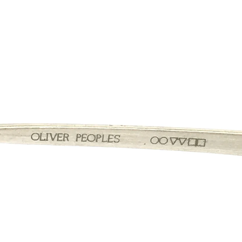 Vintage Oliver Peoples Sunglasses Whistle BC Brushed Chrome Brad Pitt Oceans 11